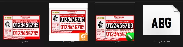 Fonte Flamengo 2020 Adidas