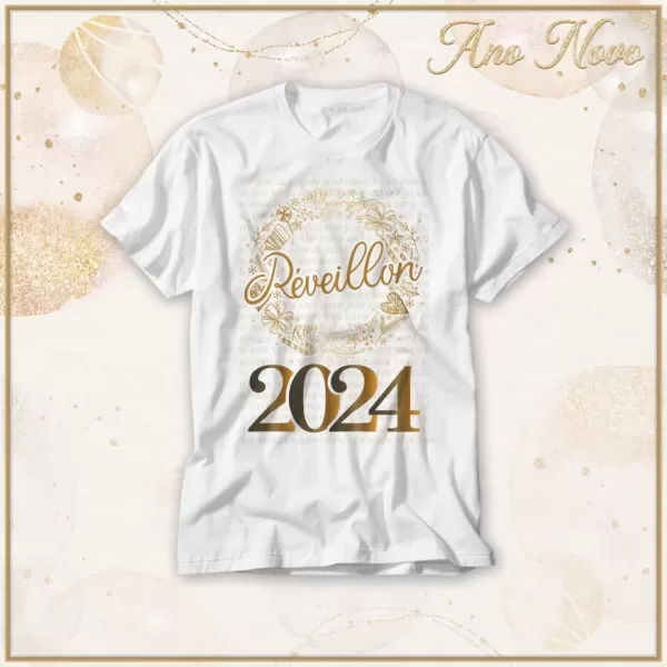 Kit 15 Artes Vetor para Camisa Ano Novo 2024 cdr x7