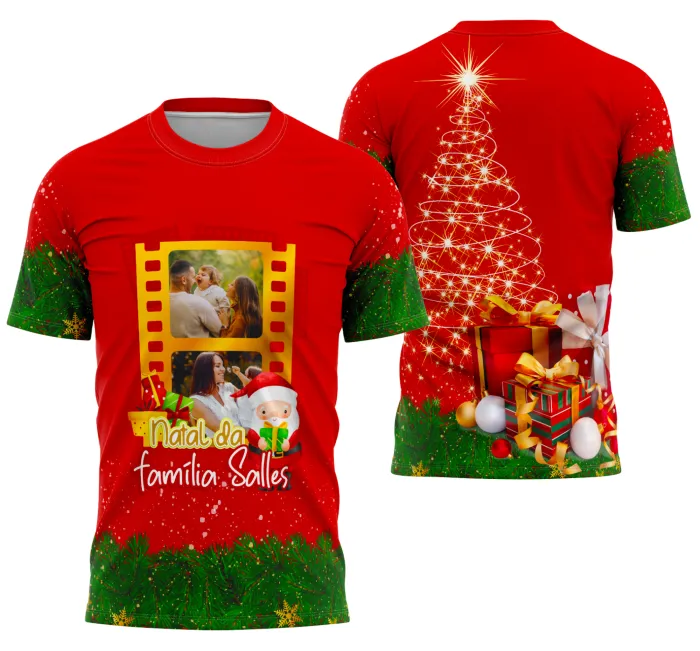 Modelo Camisa de Natal 2025