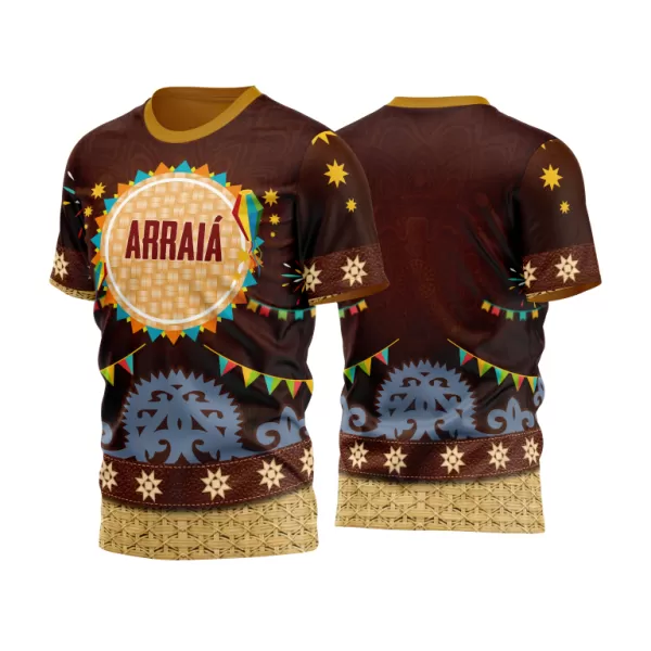 Pacote com 20 Artes para Camisetas Festa Junina com Sublimação Total 2025 Pacote com 20 Artes para Camisetas Festa Junina com Sublimação Total 2025