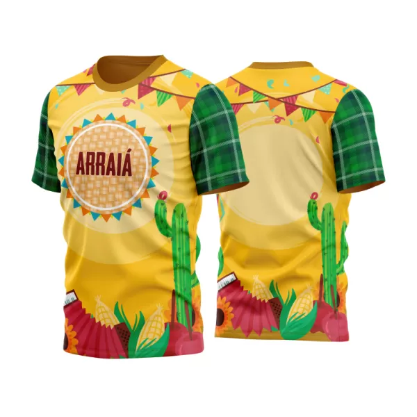 Pacote com 20 Artes para Camisetas Festa Junina com Sublimação Total 2025 Pacote com 20 Artes para Camisetas Festa Junina com Sublimação Total 2025