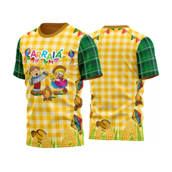 Pacote com 20 Artes para Camisetas Festa Junina com Sublimação Total 2025 Pacote com 20 Artes para Camisetas Festa Junina com Sublimação Total 2025