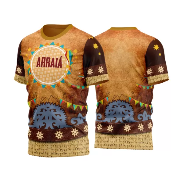 Pacote com 20 Artes para Camisetas Festa Junina com Sublimação Total 2025 Pacote com 20 Artes para Camisetas Festa Junina com Sublimação Total 2025