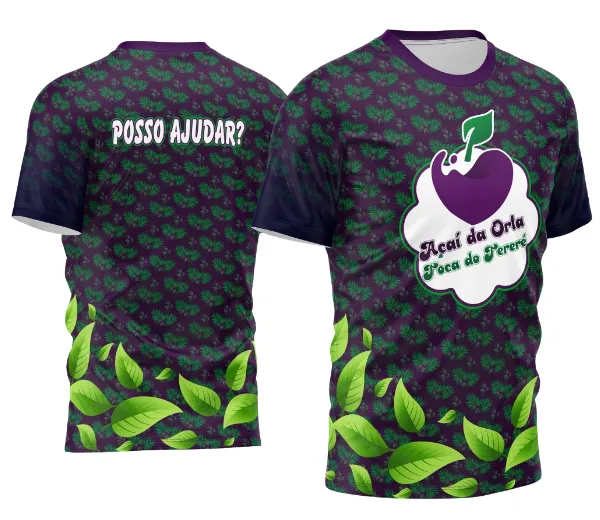 Arte Camisa Açaí - Profissão