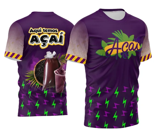 Arte Camisa Açaí - Profissão