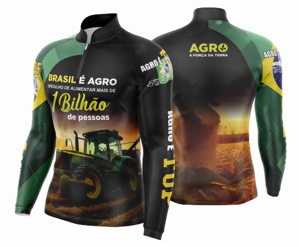 Arte Camisa Agro Brasil e Agro