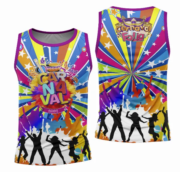 Arte Camisa Bloco Abadá Sublimação Carnaval 2026 - Modelo 10