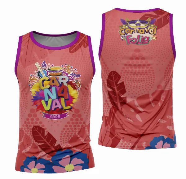 Arte Camisa Bloco Abadá Sublimação Carnaval 2026 - Modelo 101