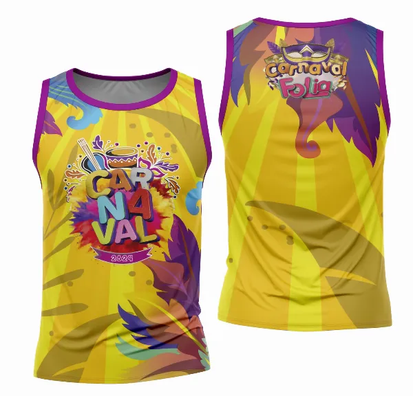 Arte Camisa Bloco Abadá Sublimação Carnaval 2026 - Modelo 112