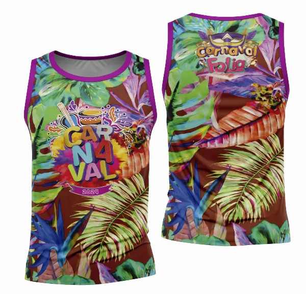 Arte Camisa Bloco Abadá Sublimação Carnaval 2026 - Modelo 117