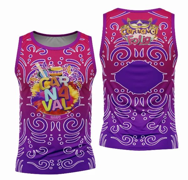 Arte Camisa Bloco Abadá Sublimação Carnaval 2026 - Modelo 120