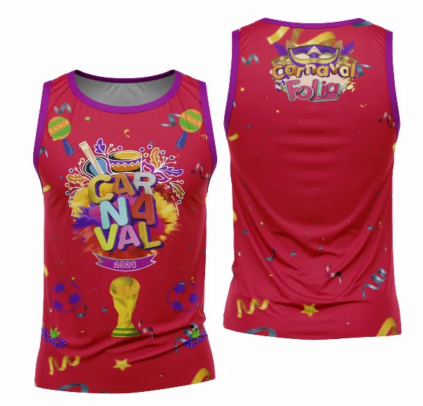 Arte Camisa Bloco Abadá Sublimação Carnaval 2026 - Modelo 121