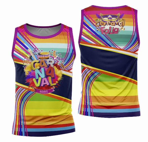 Arte Camisa Bloco Abadá Sublimação Carnaval 2026 - Modelo 13