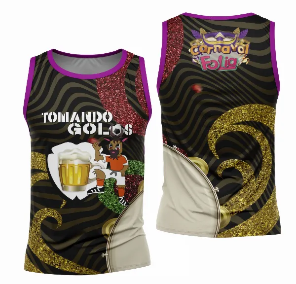 Arte Camisa Bloco Abadá Sublimação Carnaval 2026 - Modelo 131