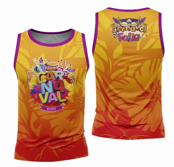 Arte Camisa Bloco Abadá Sublimação Carnaval 2026 - Modelo 139