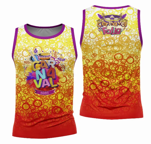 Arte Camisa Bloco Abadá Sublimação Carnaval 2026 - Modelo 19