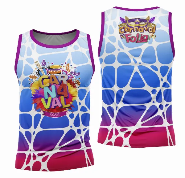 Arte Camisa Bloco Abadá Sublimação Carnaval 2026 - Modelo 20