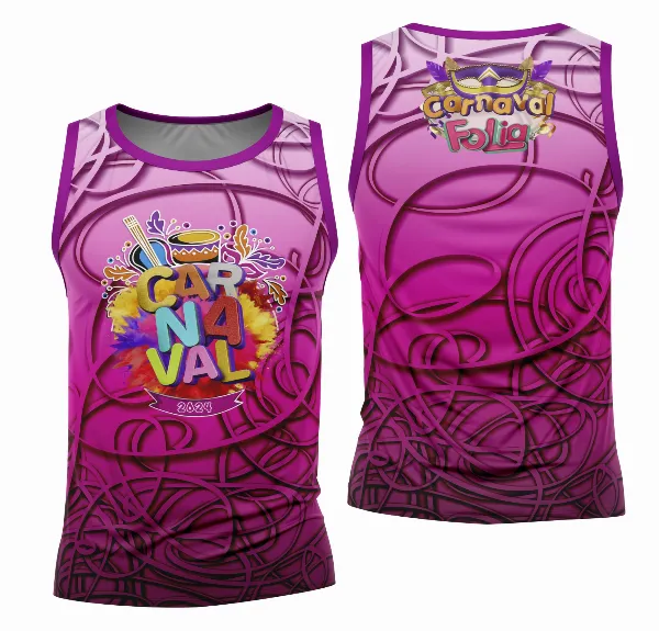 Arte Camisa Bloco Abadá Sublimação Carnaval 2026 - Modelo 26