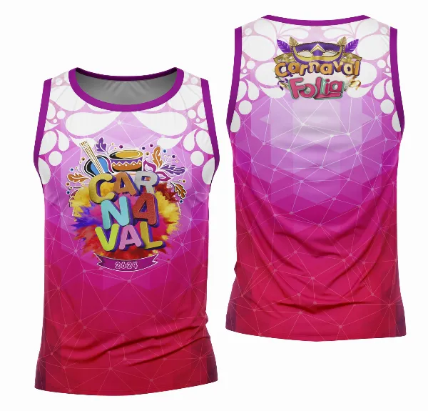 Arte Camisa Bloco Abadá Sublimação Carnaval 2026 - Modelo 34