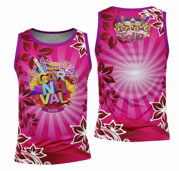 Arte Camisa Bloco Abadá Sublimação Carnaval 2026 - Modelo 42