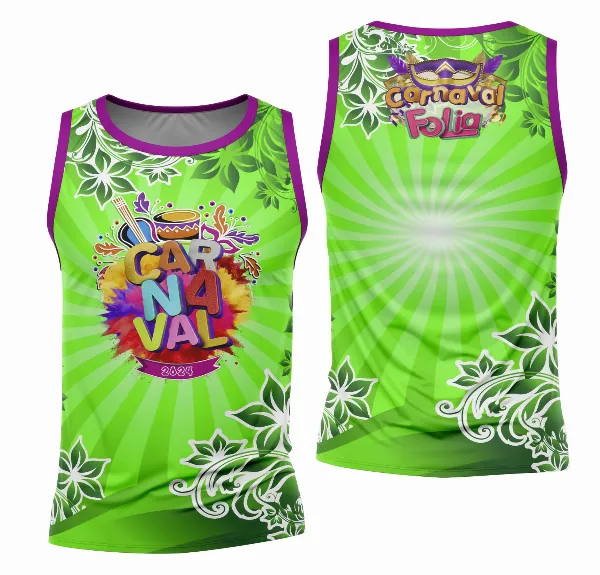 Arte Camisa Bloco Abadá Sublimação Carnaval 2026 - Modelo 43