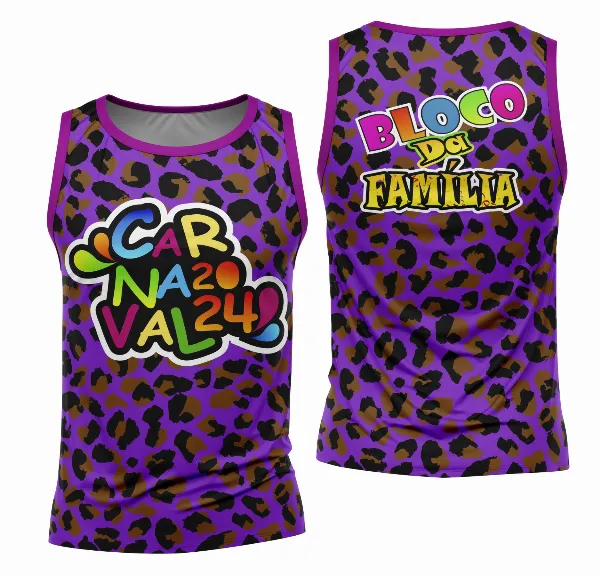 Arte Camisa Bloco Abadá Sublimação Carnaval 2026 - Modelo 63