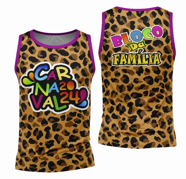 Arte Camisa Bloco Abadá Sublimação Carnaval 2026 - Modelo 65