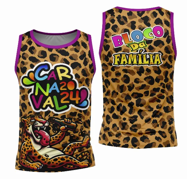 Arte Camisa Bloco Abadá Sublimação Carnaval 2026 - Modelo 70