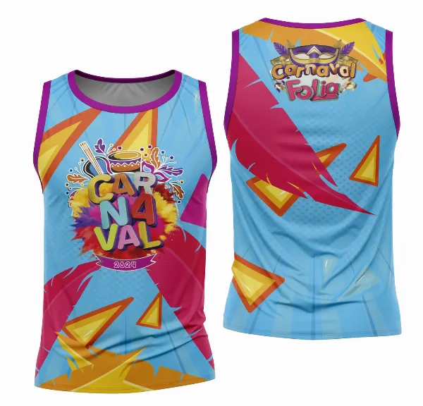 Arte Camisa Bloco Abadá Sublimação Carnaval 2026 - Modelo 81