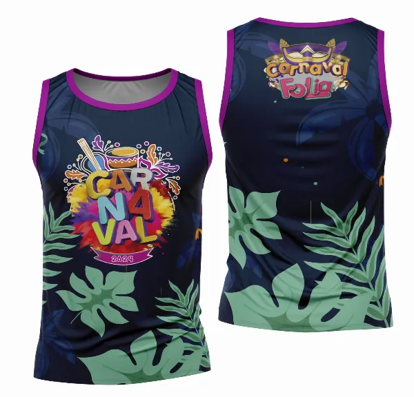 Arte Camisa Bloco Abadá Sublimação Carnaval 2026 - Modelo 83