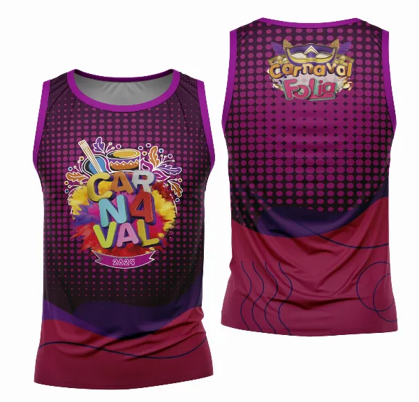 Arte Camisa Bloco Abadá Sublimação Carnaval 2026 - Modelo 91