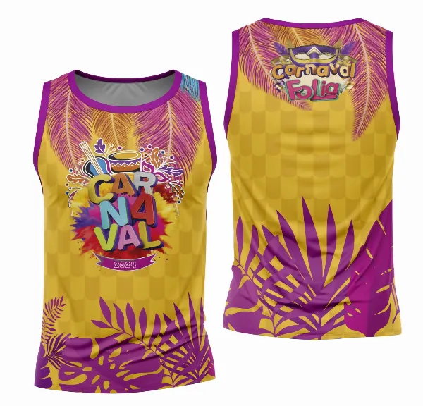 Arte Camisa Bloco Abadá Sublimação Carnaval 2026 - Modelo 98