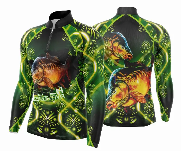 Arte Camisa Pesca Fishing Esportiva