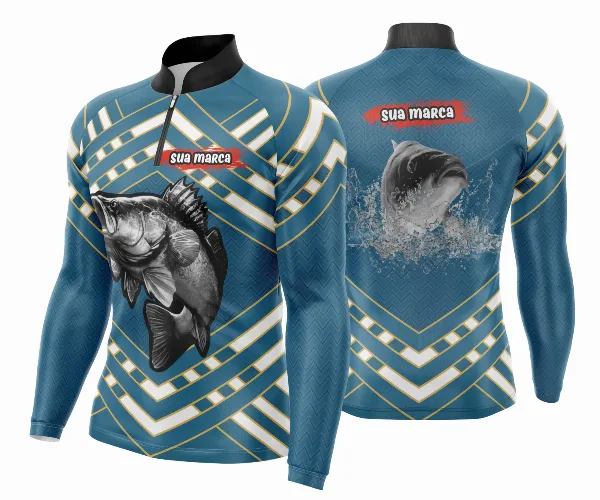 Arte Camisa Pesca Fishing Esportiva