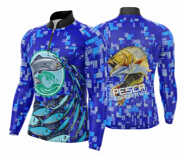 Arte Camisa Pesca Fishing Esportiva