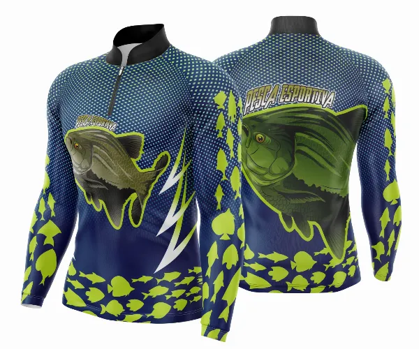 Arte Camisa Pesca Fishing Esportiva