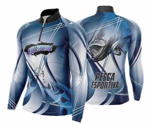 Arte Camisa Pesca Fishing Esportiva