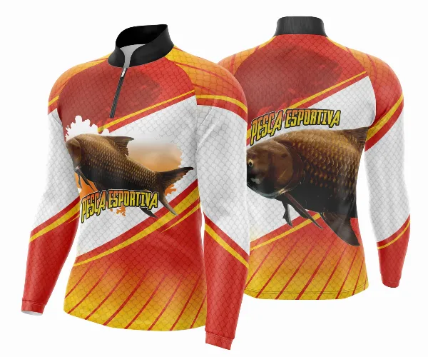 Arte Camisa Pesca Fishing Esportiva