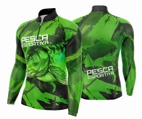 Arte Camisa Pesca Fishing Esportiva