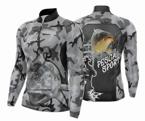 Arte Camisa Pesca Fishing Esportiva
