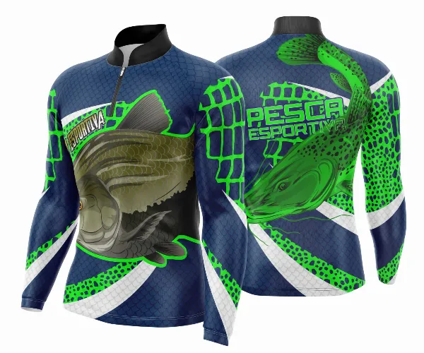 Arte Camisa Pesca Fishing Esportiva