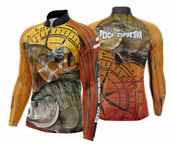 Arte Camisa Pesca Fishing Peixe do Nordeste