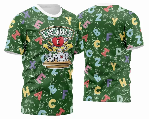 Arte Camisa Professora Personalizada