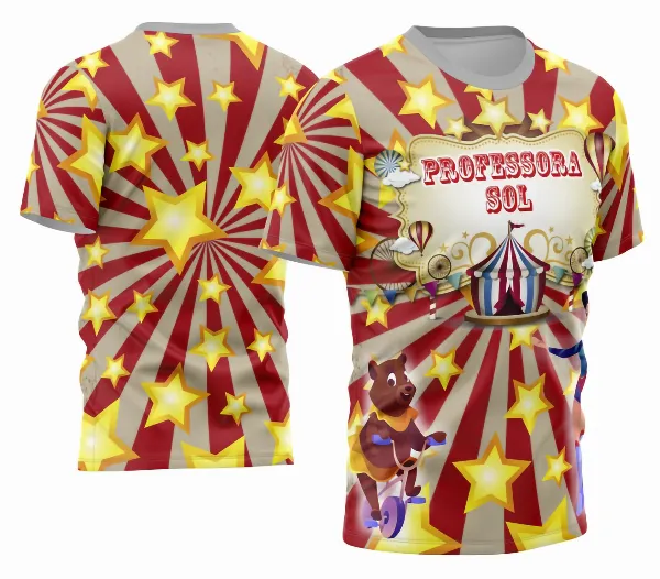 Arte Camisa Professora Personalizada