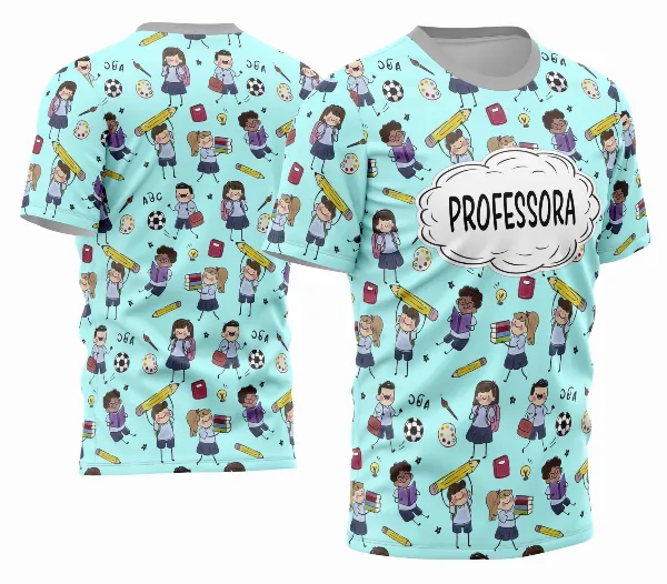 Arte Camisa Professora Personalizada