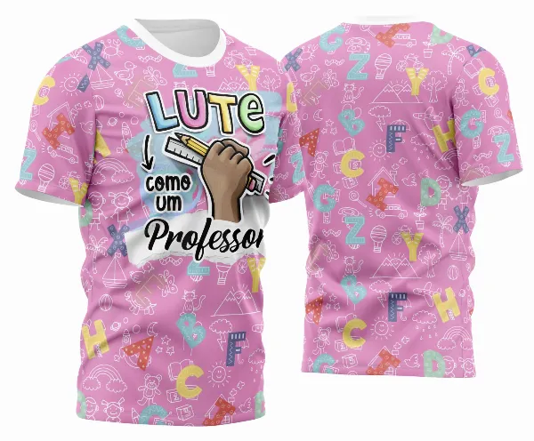Arte Camisa Professora Personalizada