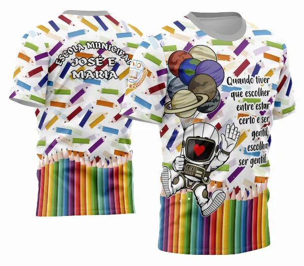 Arte Camisa Professora Personalizada