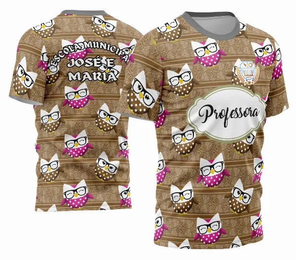 Arte Camisa Professora Personalizada