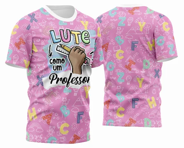 Arte Camisa Professora Personalizada