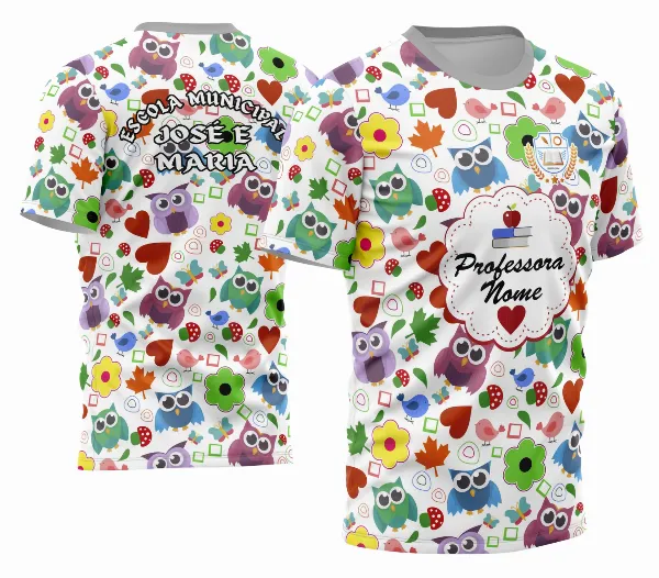 Arte Camisa Professora Personalizada